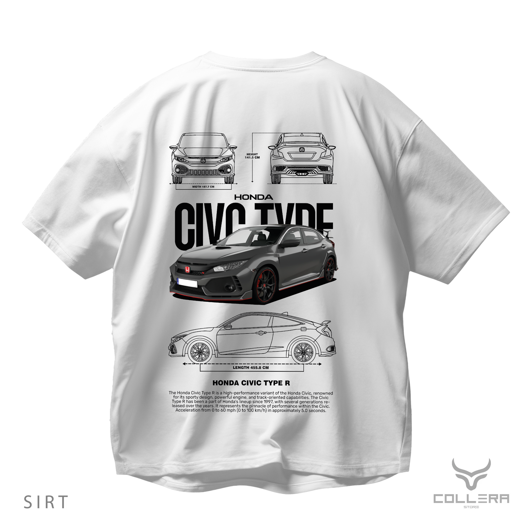 Civic Type R - Oversize T-Shirt