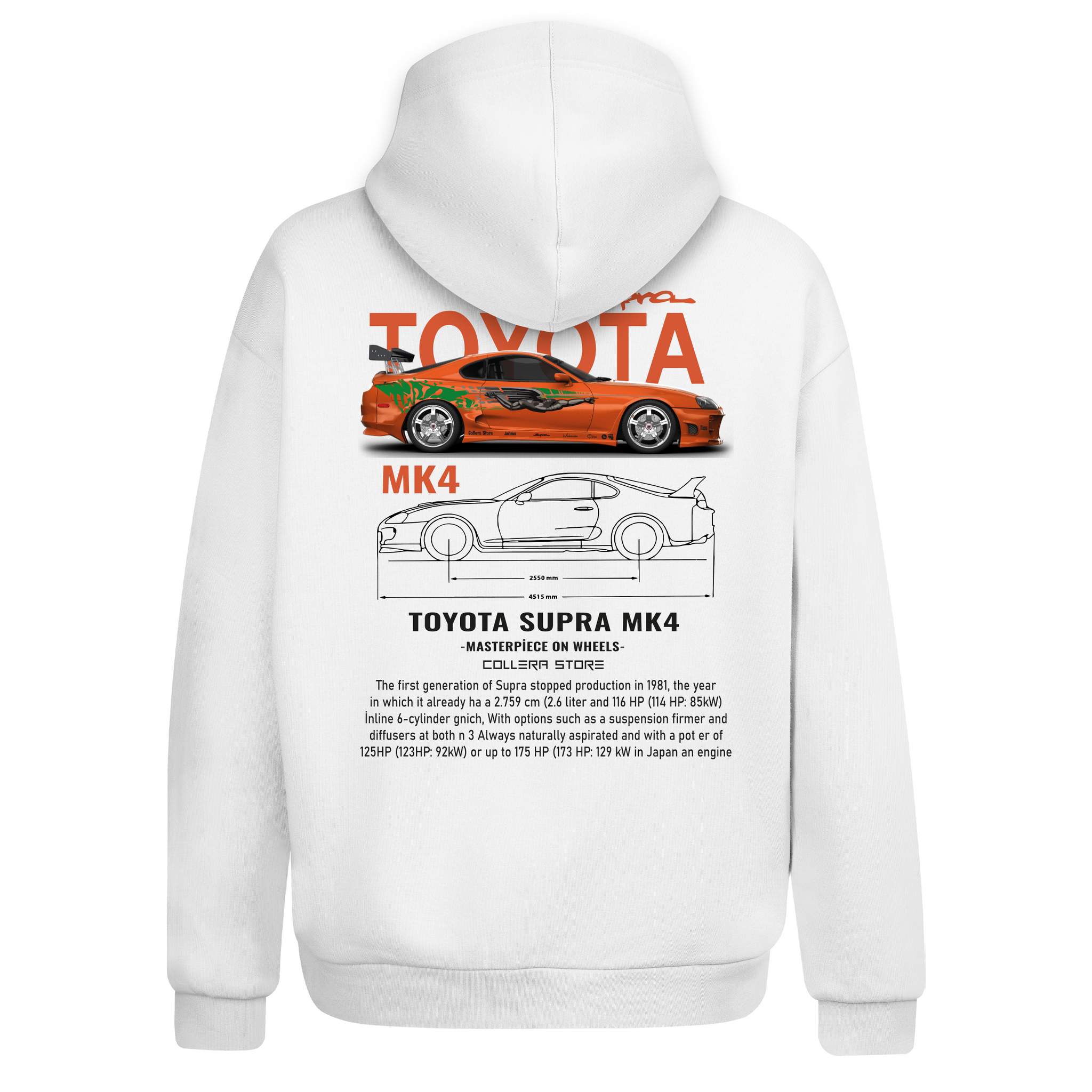 Toyota Supra - Oversize Hoodie