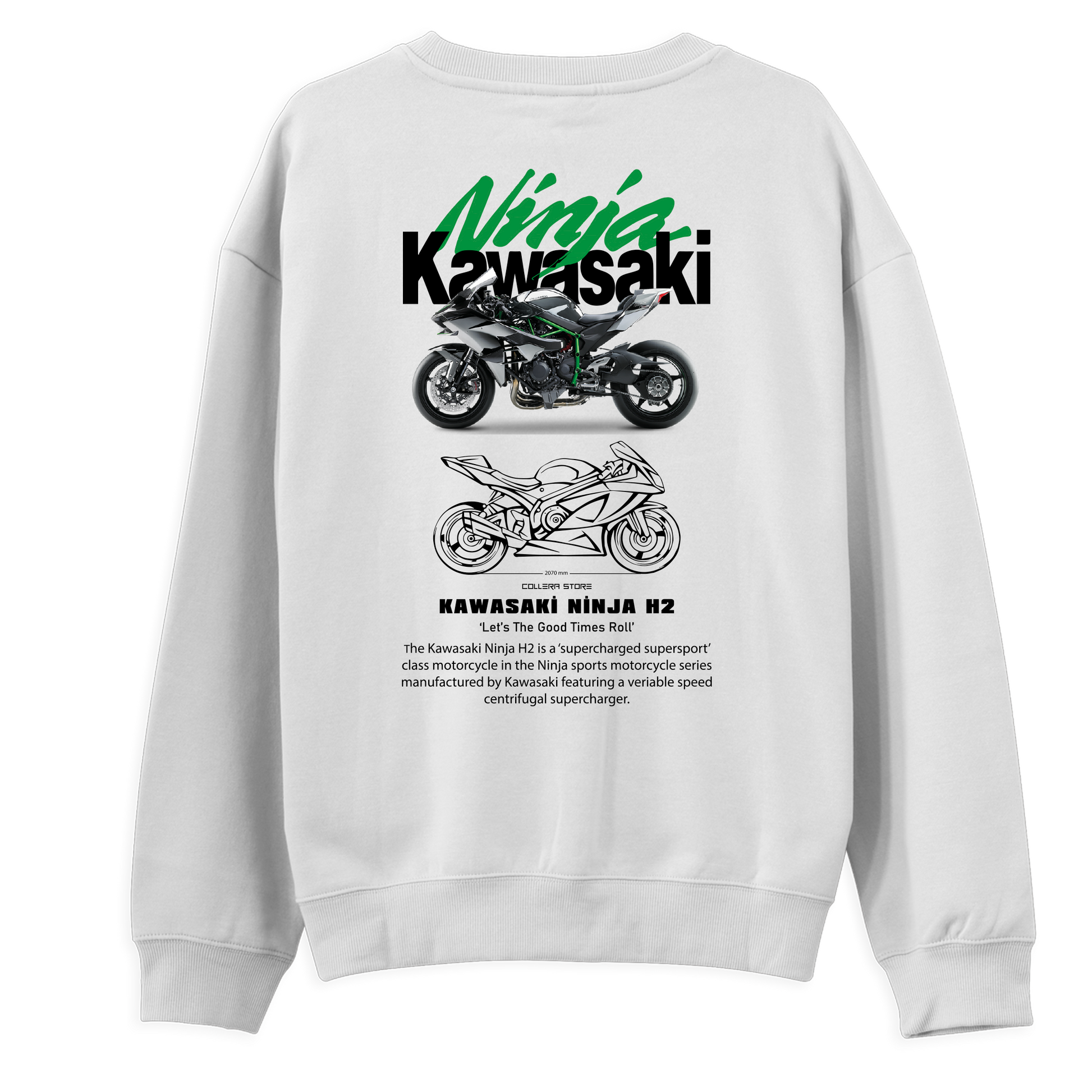 Kawasaki H2 Regular Sweatshirt