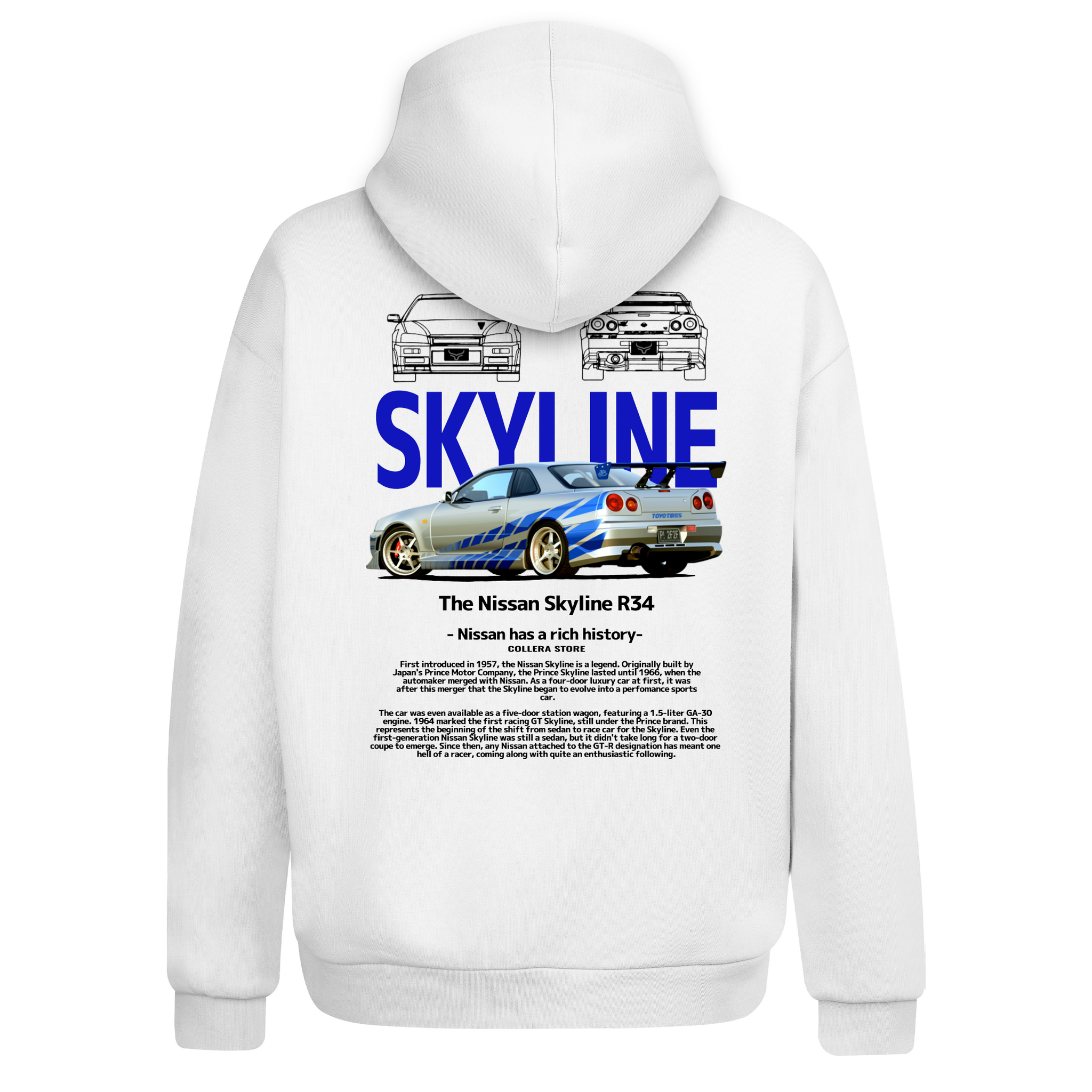 Skyline - Oversize Hoodie