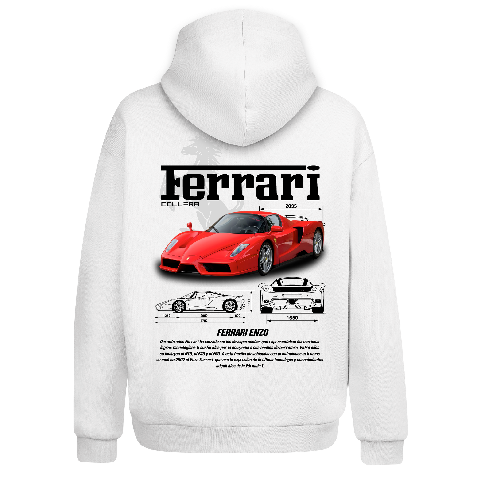 Ferrari Horses - Oversize Hoodie