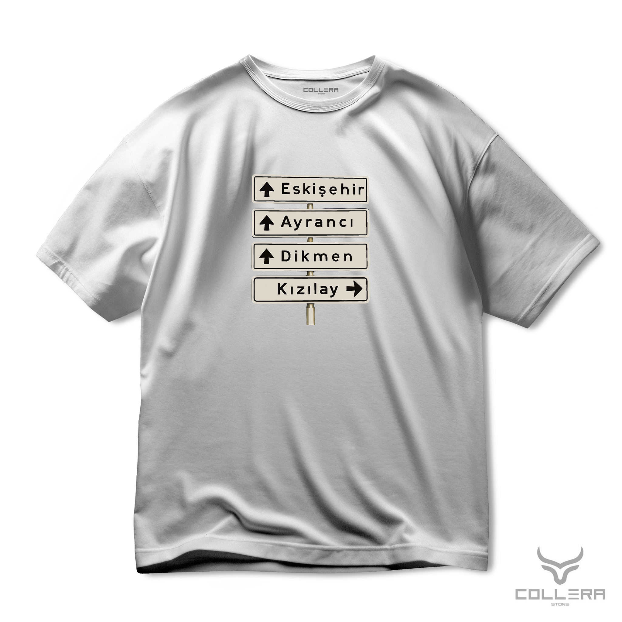 Ankara Kızılay Tabelası - Oversize T-Shirt