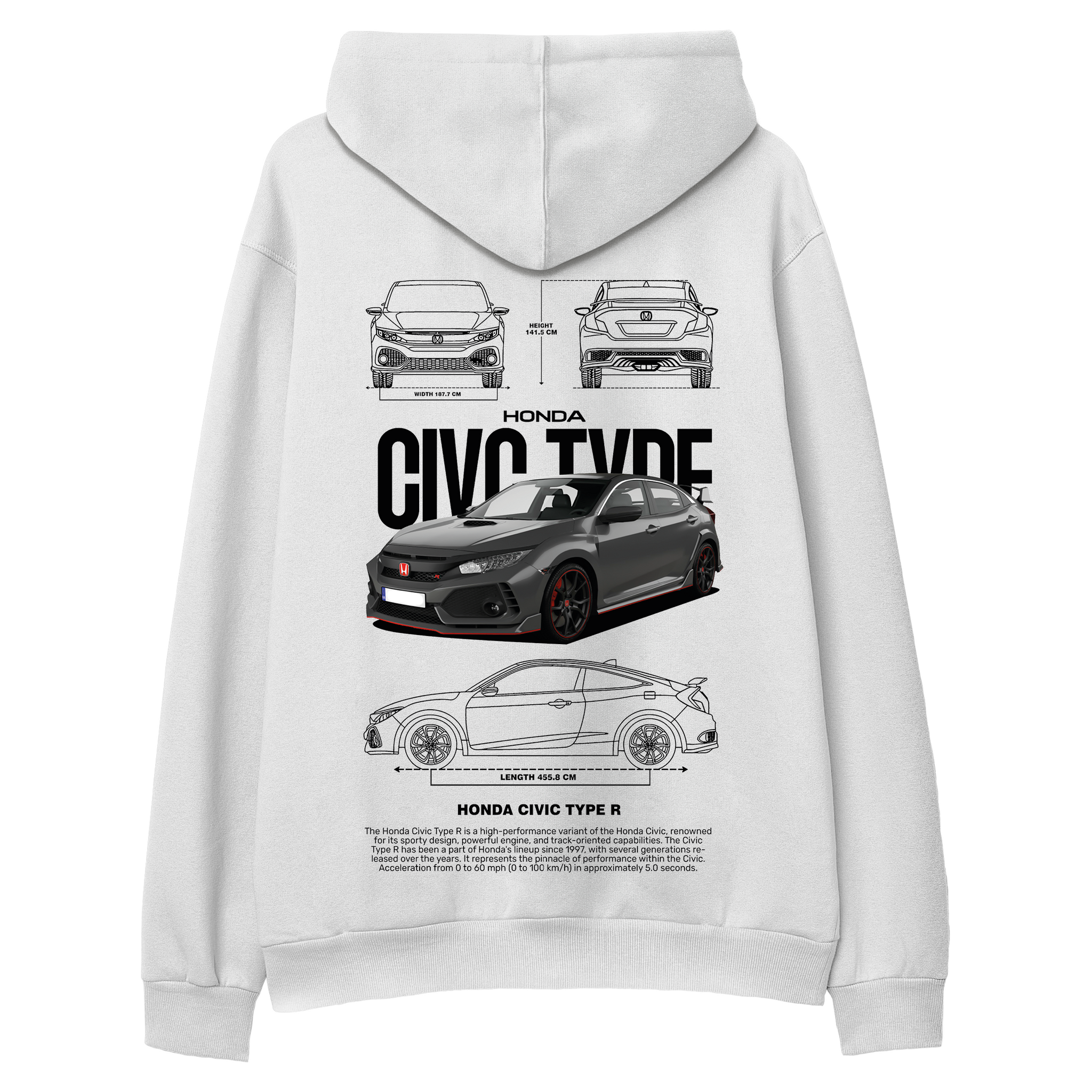 Civic Type R - Regular Hoodie