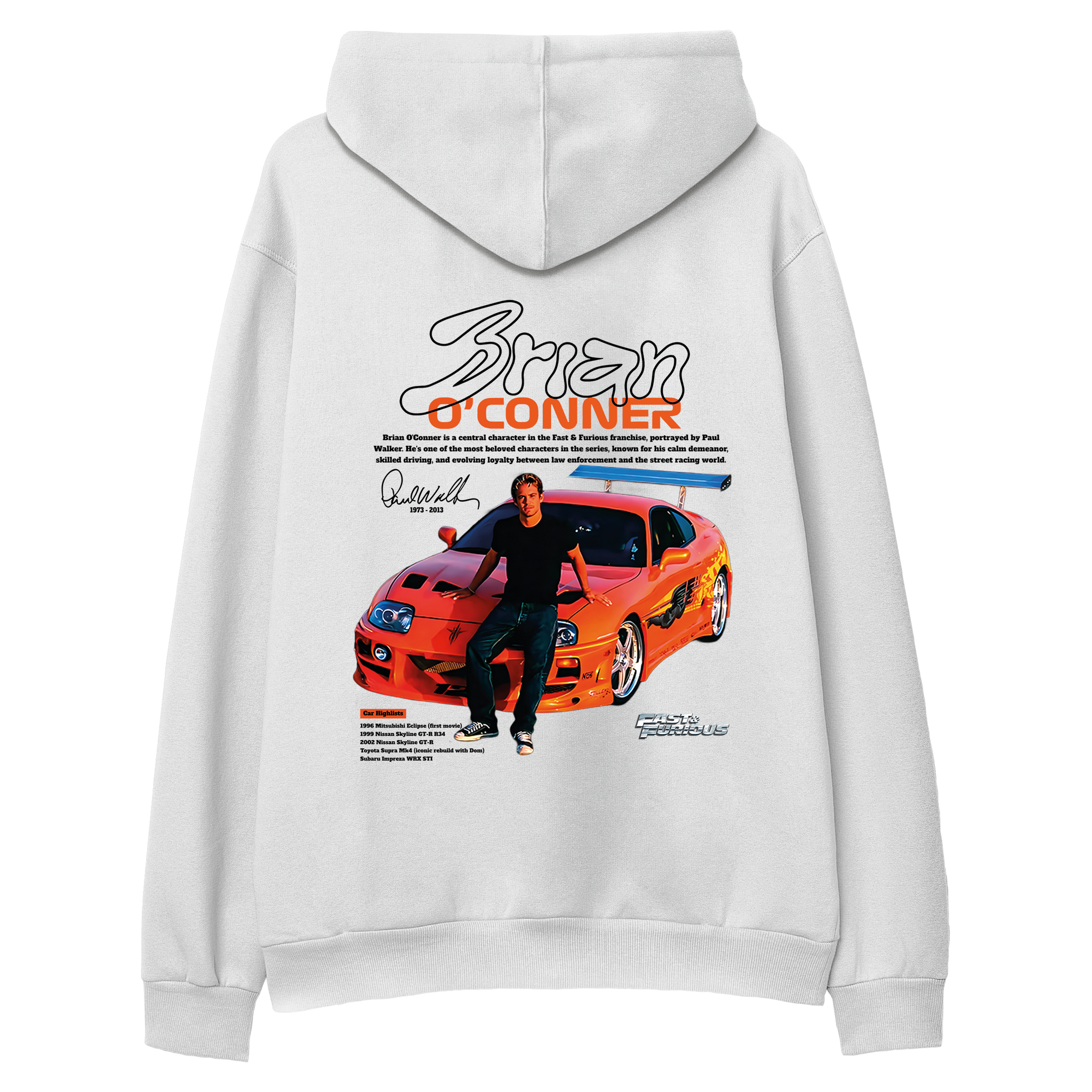 Brian o'conner - Regular Hoodie