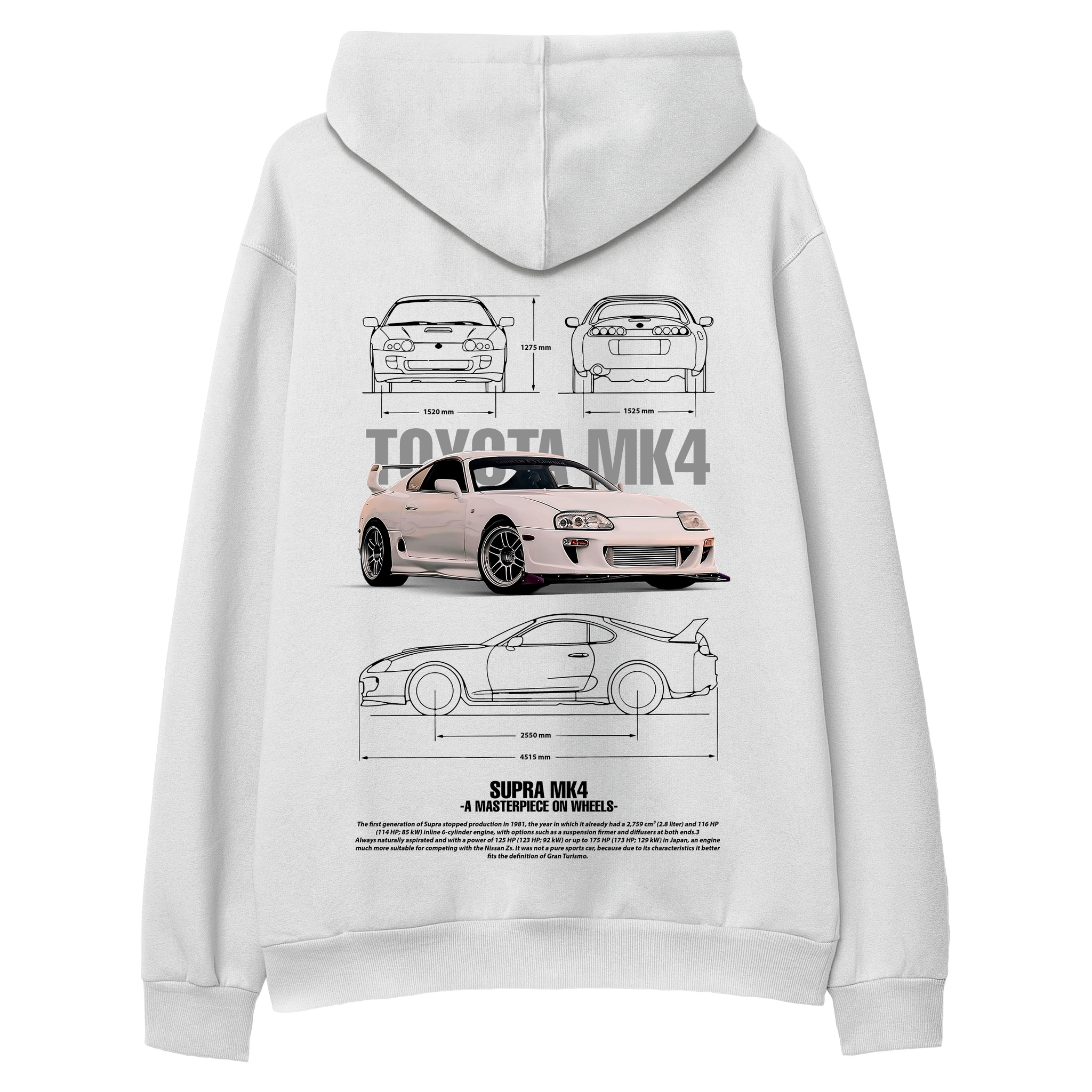 Supra Mk4 Blanca - Regular Hoodie
