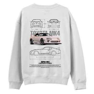 Supra Mk4 Blanca - Regular Sweatshirt