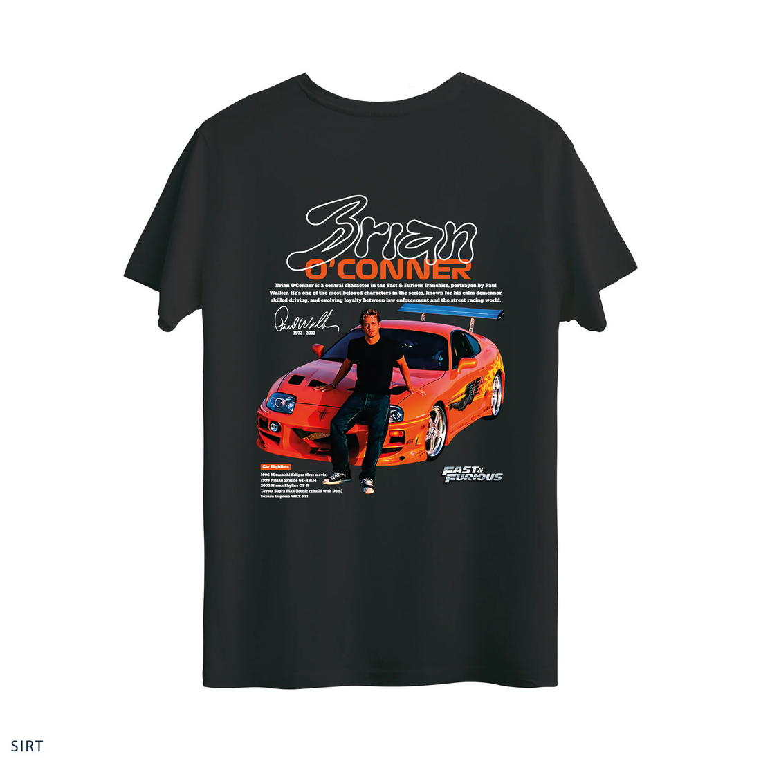 Brian o'conner - Regular T-Shirt