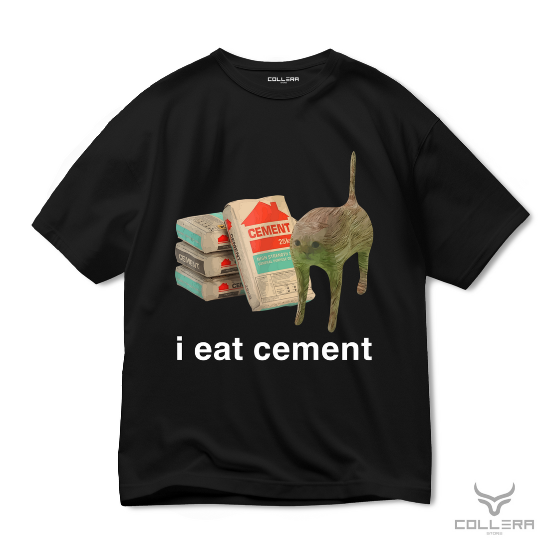 i eat cement - Oversize T-Shirt